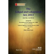 Kamal Publisher's Lawmann's Lokpal & Lokayuktas Act, 2013 by Adv. Nayan Joshi 